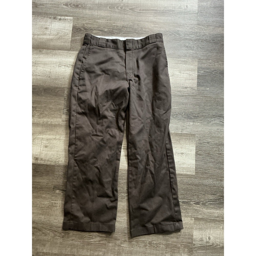 Dickies 874 Original Fit Work Pants Brown Chinos Mens 30x30